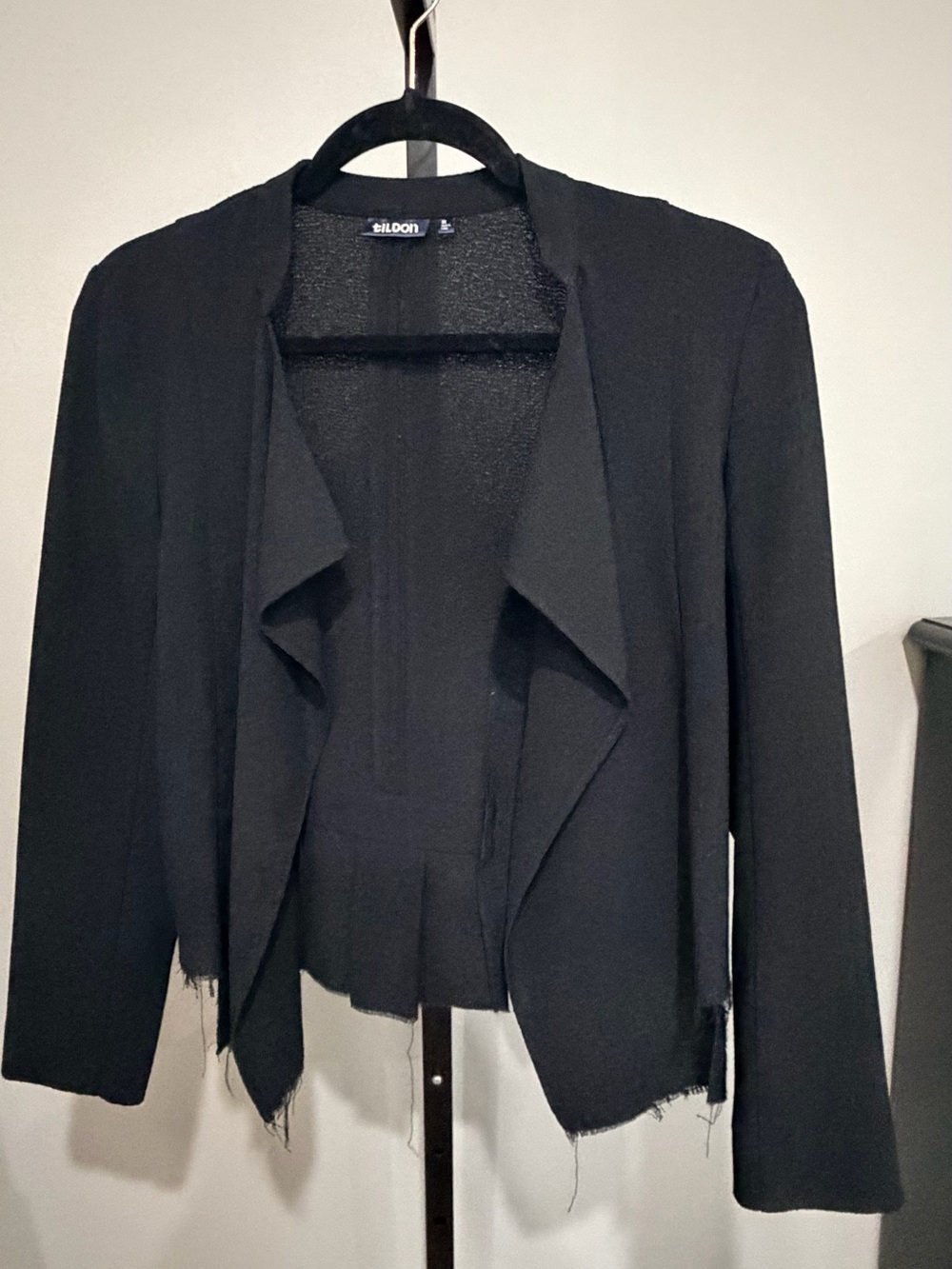 Tildin Black Open-Front Women's Blazer Jacket xsmall